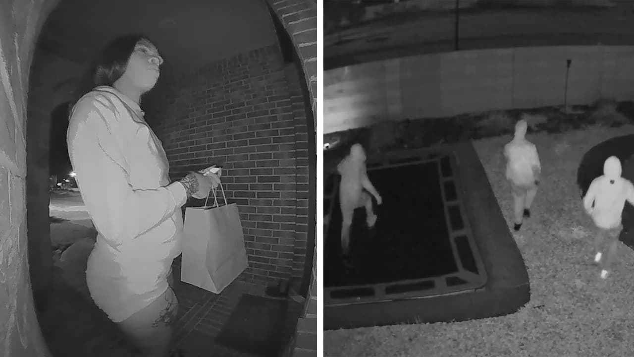 Mujer se hace pasar por repartidora de DoorDash mientras cuatro sujetos intentan robar una casa en Texas
