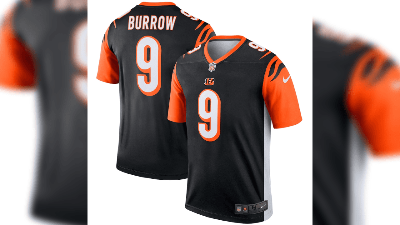 <b>8.- Joe Burrow (Jersey black)</b>
<br>No podía faltar el elegido #1 en el pasado Draft de la NFL. El QB destinado a cambiar la franquicia de los Bengals.