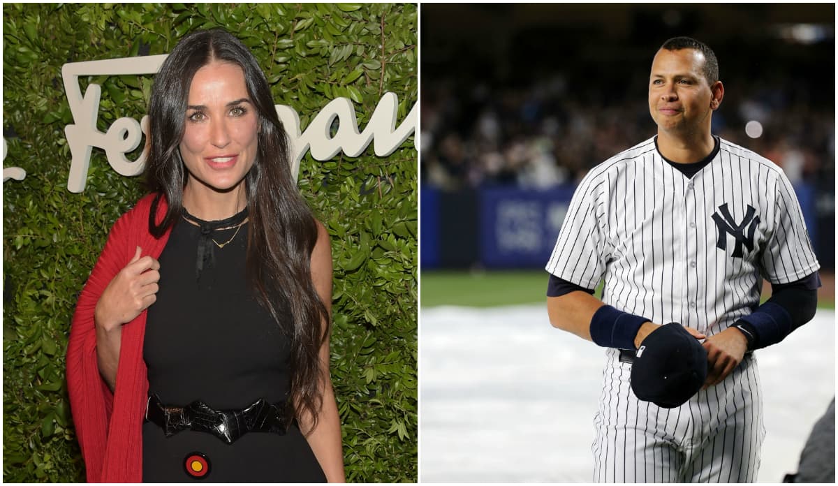 La actriz Demi Moore y Alex Rodriguez fueron vistos juntos de forma esporádica en 2012, aunque nunca se confirmó algún tipo de relación romántica entre ambos, publicó People en Español.