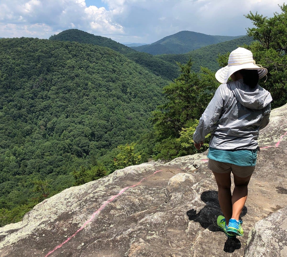 <a href="https://www.tripadvisor.com/AttractionProductReview-g60898-d11475458-Bartram_Trail_Hike_plus_Wine_Tasting-Atlanta_Georgia.html"><b>Ve a excursiones que incluyen caminatas y degustaciones</b></a>. En verano tendrás varias opciones para explorar las montañas, la campiña de Georgia y degustar de sus mejores frutos. El denominado Bartram Trail Hike plus Wine Tasting, por ejemplo, permite a sus visitantes viajar por el terreno ondulado de Bertram Trails en este recorrido de senderismo que incluye una cata de vinos.