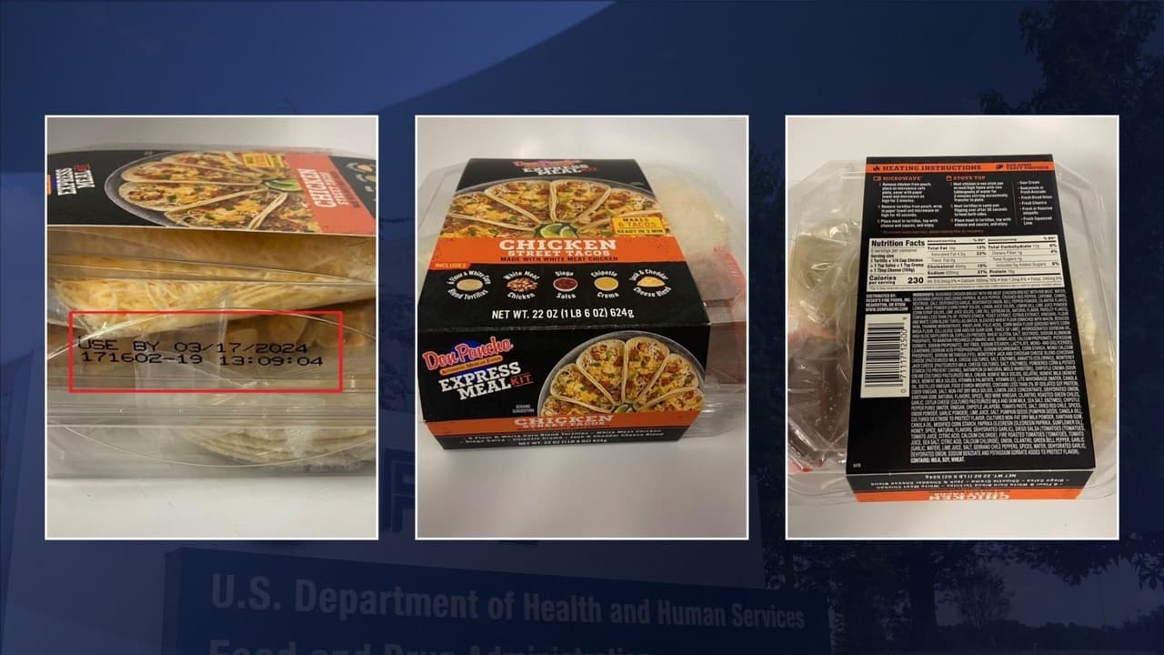 Estos tacos de pollo express tampoco deben consumirse. Hasta el momento no han reportado algún caso con Listeria en Illinois, que haya sido por consumir los productos mencionados.