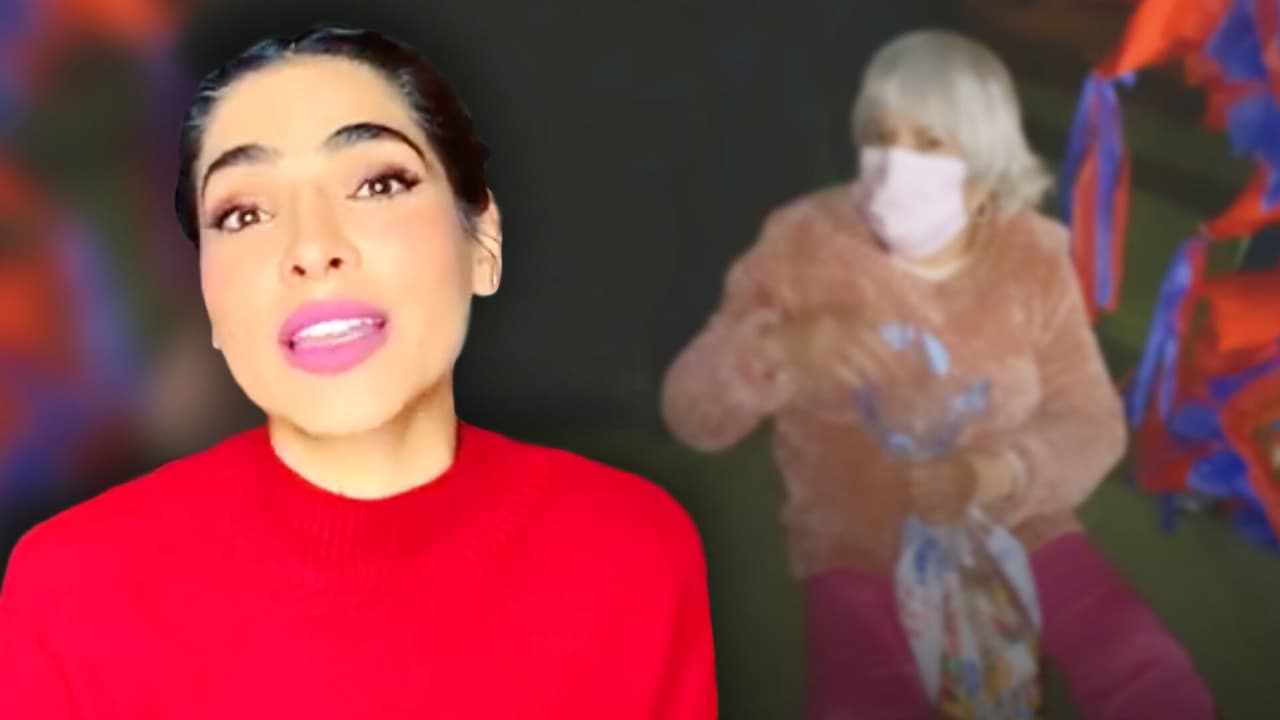 “¡Levántenla!“: el grito de Alejandra Espinoza para que alguien rescate a su abuelita