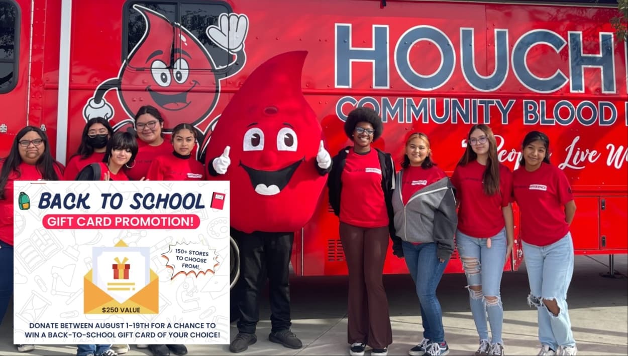 Tarjetas con $250 para el regreso a clases a personas que donen sangre