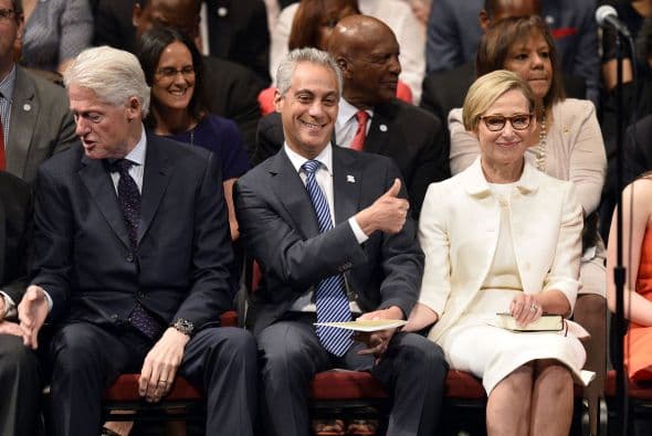 El alcalde de Chicago prestó juramento para su segundo mandato en una ceremonia realizada esta mañana.