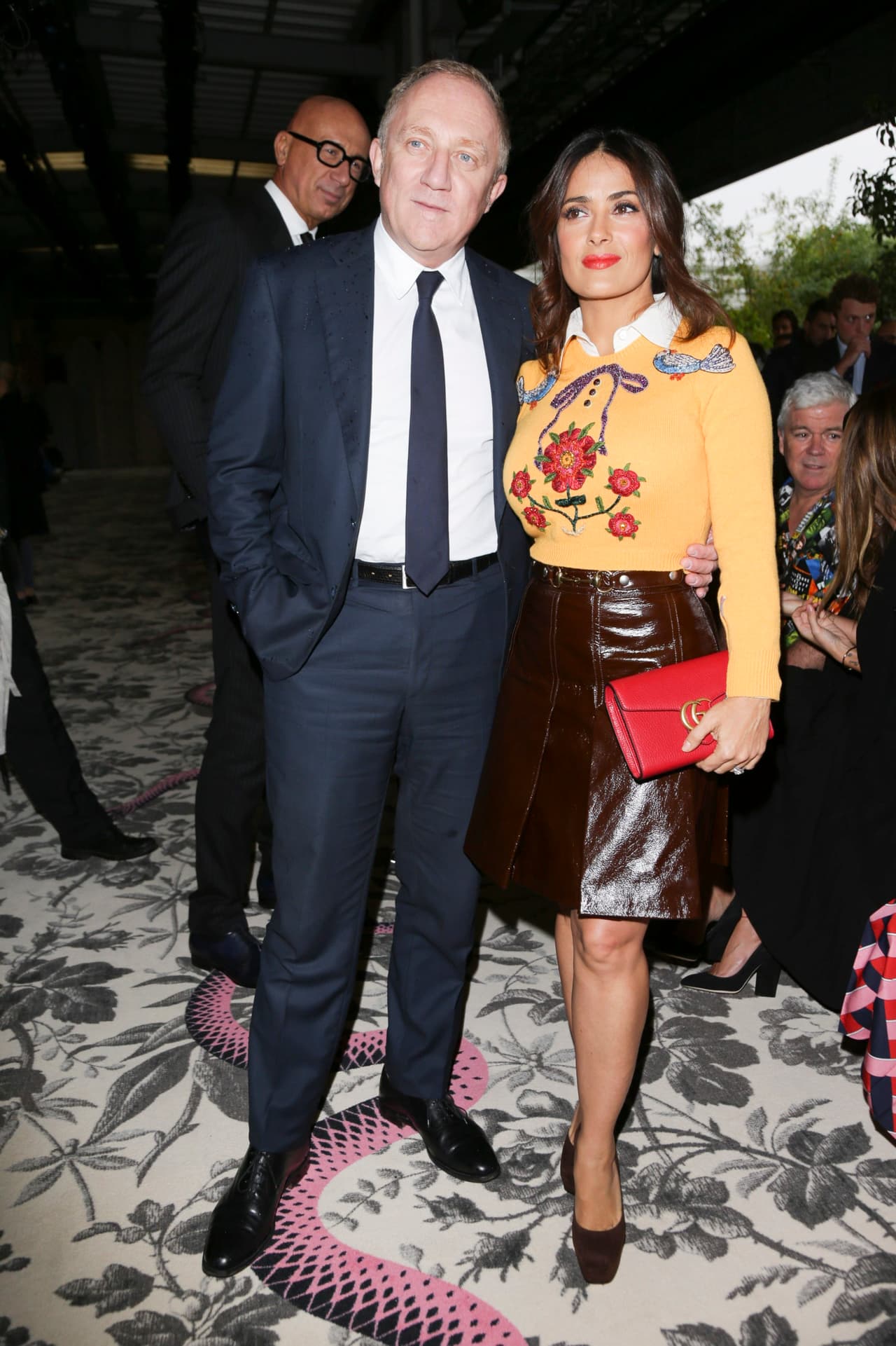 No podía faltar la presencia del magnate y su esposa.