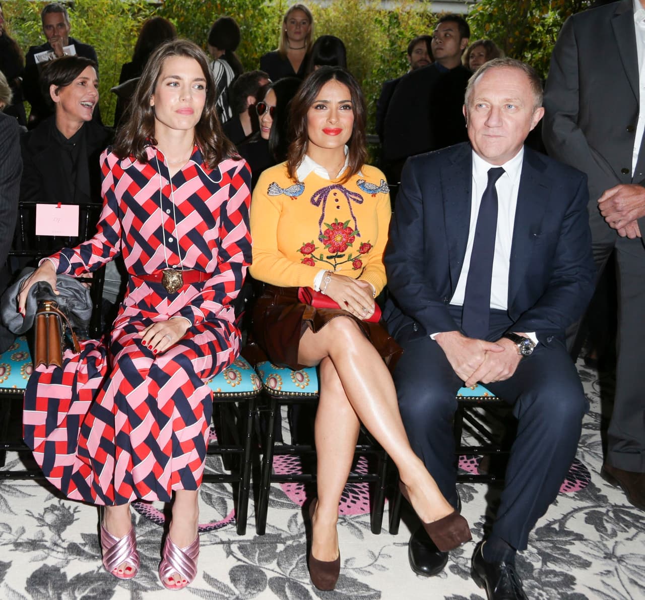 Listos para las modelos.