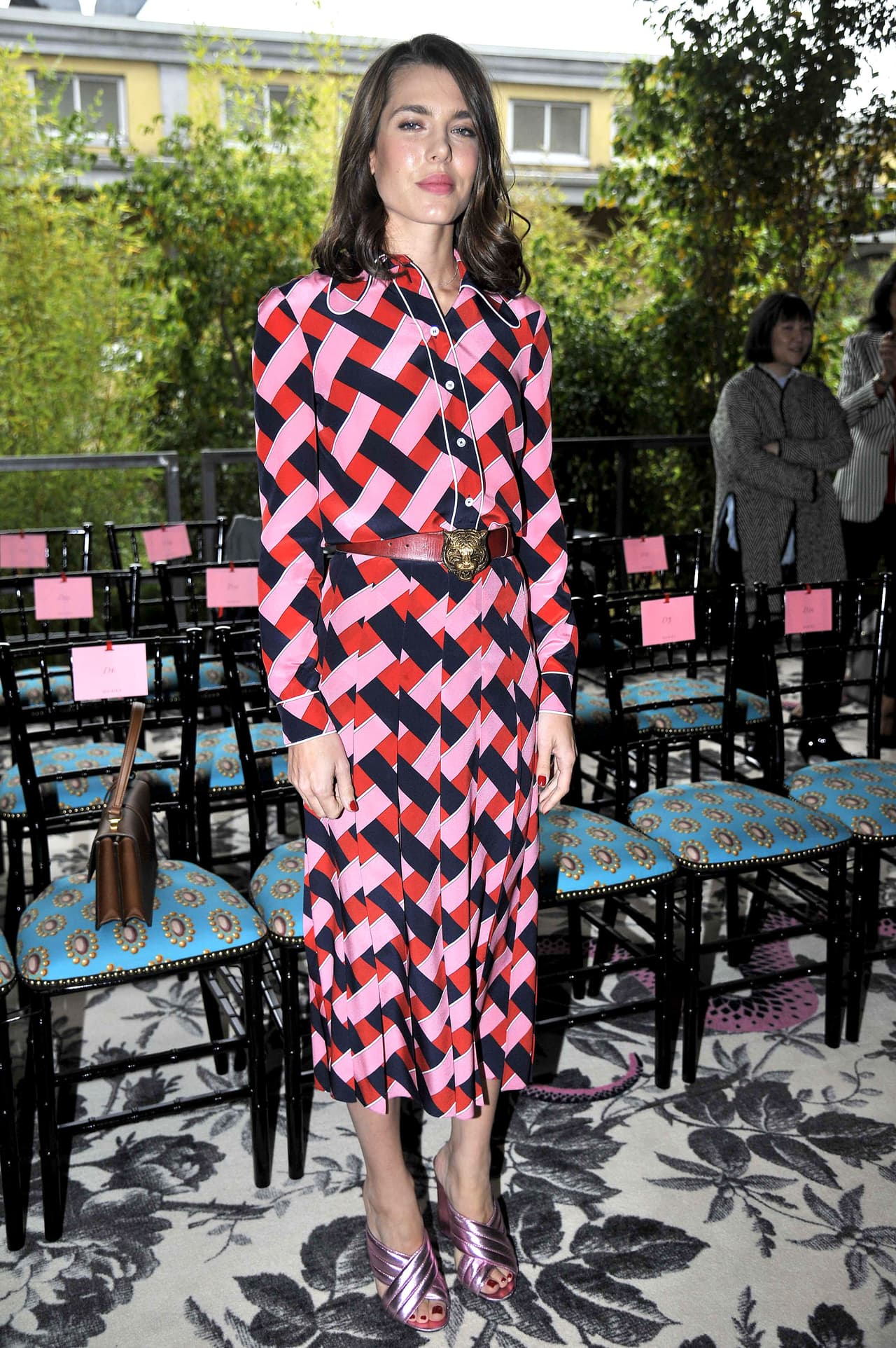 Antes del inicio de la pasarela.