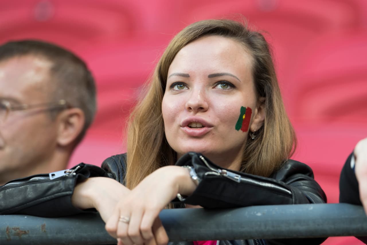 Siempre apoyando al equipo de Fernando Santos.