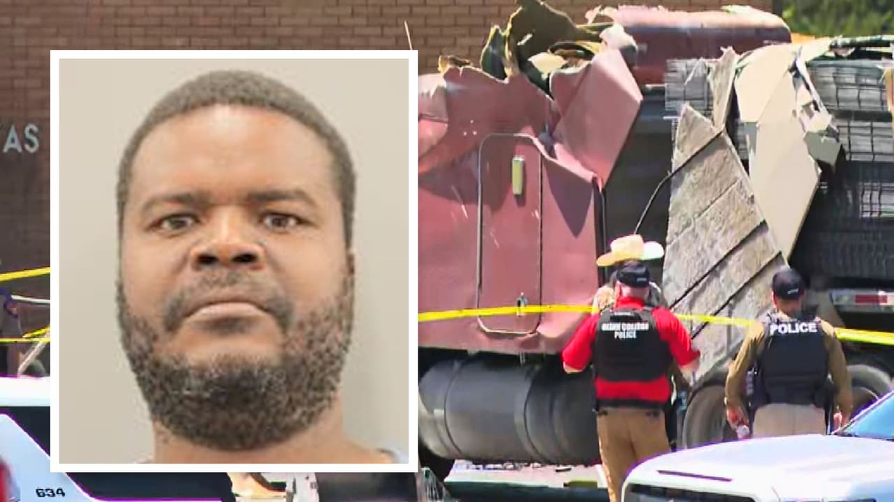 Identifican al sospechoso de robar un tráiler y chocarlo contra la oficina del DPS de Texas