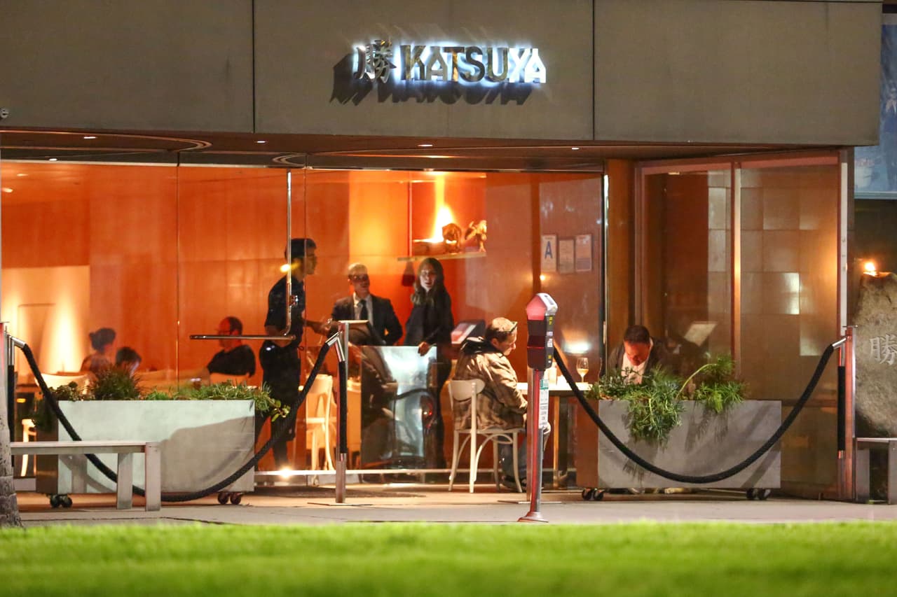 Este es el lugar donde la parejita pasó tres horas disfrutando de una romántica cena.