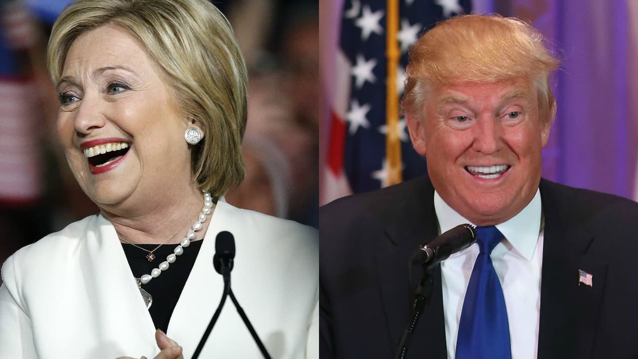 Clinton y Trump dominan el supermartes