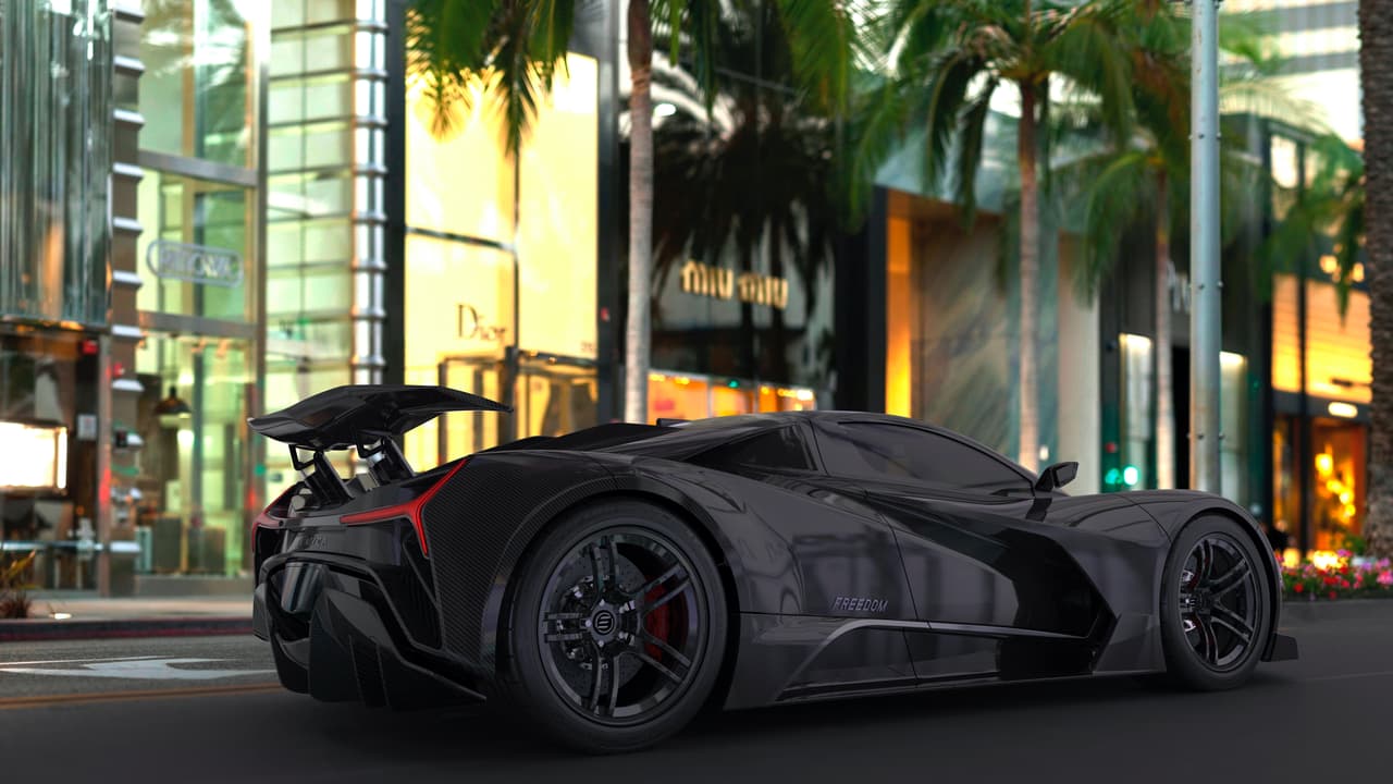 Según las proyecciones, el Elation Freedom podrá acelerar hasta 62mph (100 km/h) en impresionantes 1.8 segundos, mientras que su velocidad máxima estará limitada a 260 mph (419 km/h).