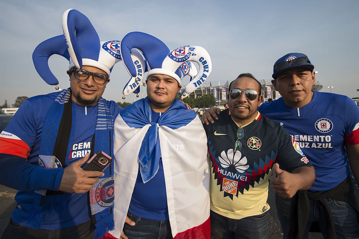 En el Estadio Azteca se vive la Final del Apertura 2018 entre Cruz Azul y América.