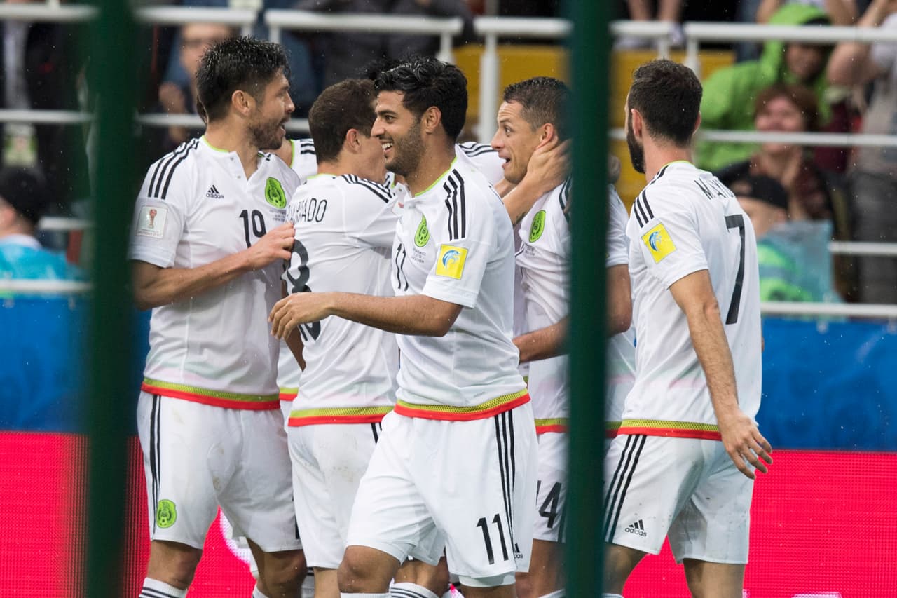 Los ánimos se calmaron con el gol de México en el segundo tiempo, ventaja de 1-0 contra Portugal.