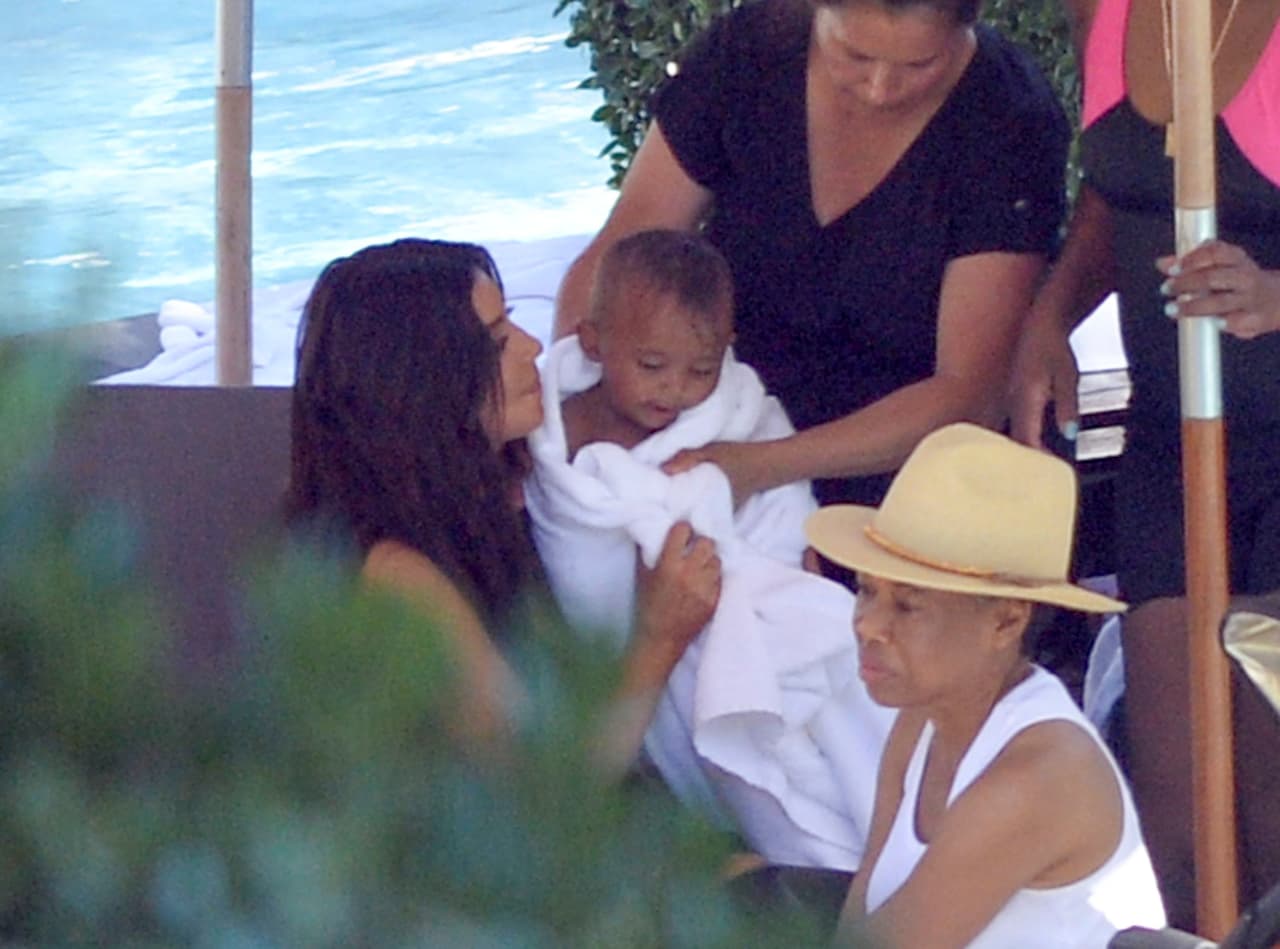 Aunque contó con un poco de ayuda de la nana.