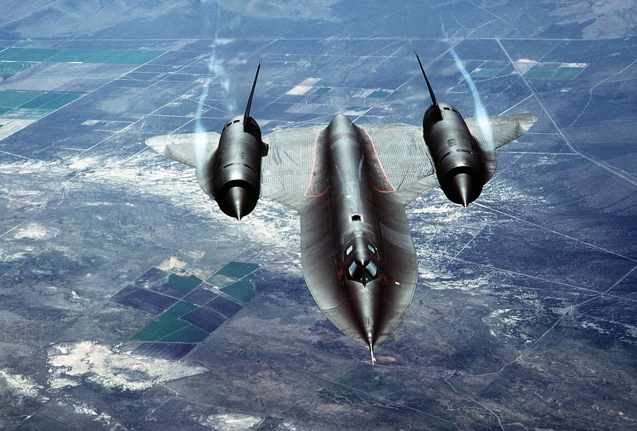 U.S. Air Force SR-71A, también conocido como "Blackbird"