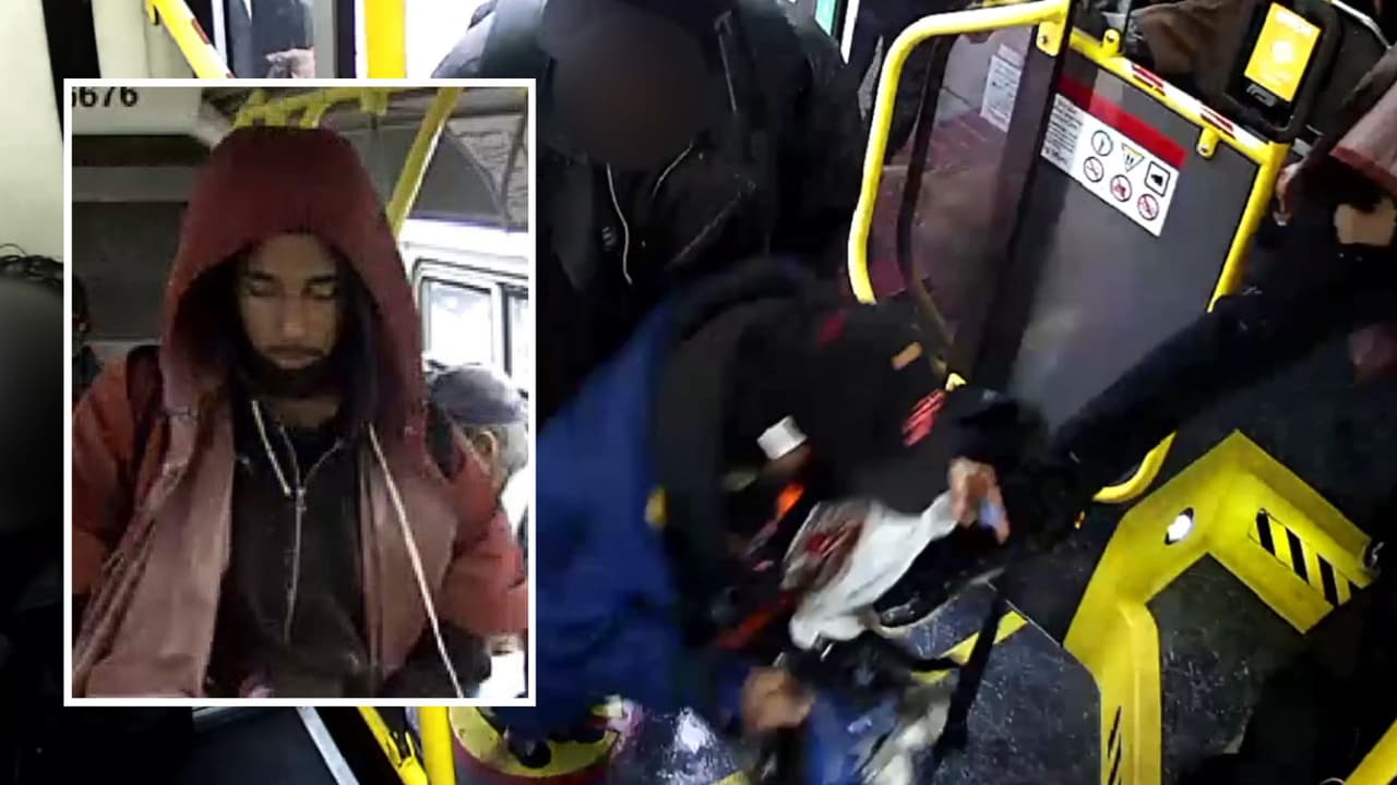 Anciana recibe tremenda patada de un hombre joven en autobús del Muni y todo queda grabado en este video