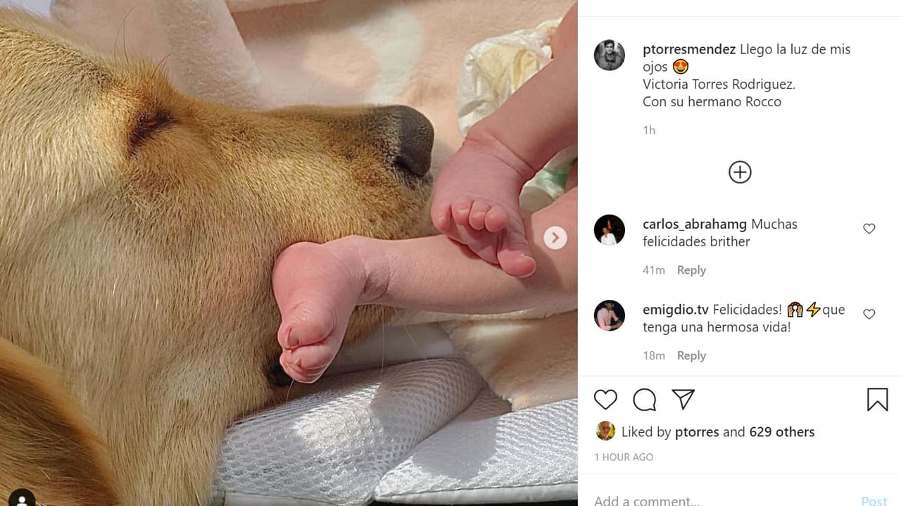 Un par de horas antes, 
<b><a href="https://www.univision.com/famosos/el-hijo-de-lucia-mendez-aclara-si-la-actriz-fue-hospitalizada-por-una-cirugia-estetica-como-se-ha-rumorado-fotos" target="_blank">el propio hijo de Lucía Méndez </a></b>fue el que dio la noticia con esta esta otra foto de Victoria y Rocco. 
<br>