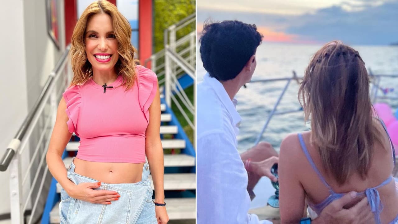 Andrea Escalona presenta al padre de su bebé: esta es su primera foto con él