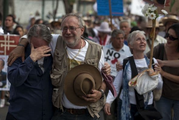 En su Marcha Nacional por la Paz, Sicilia superó las expectativas de participantes.