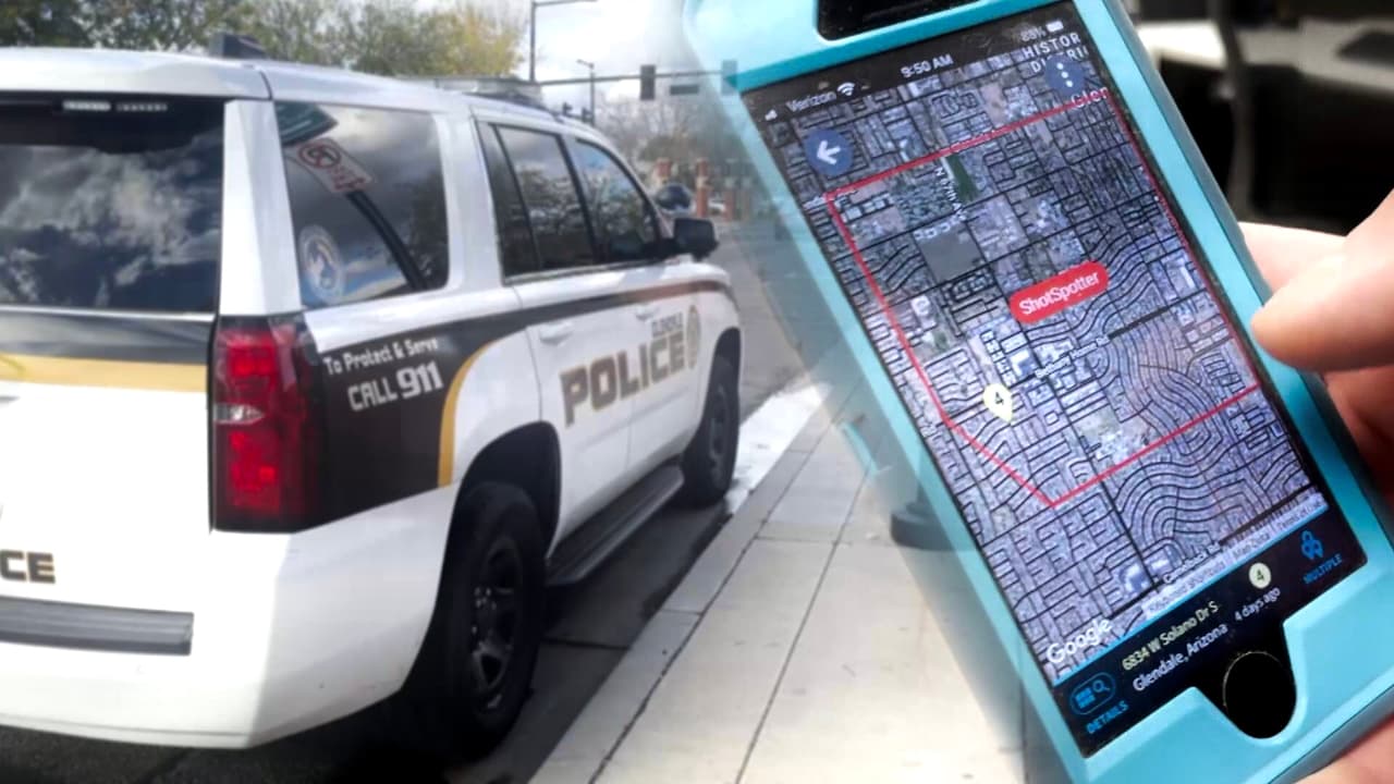 Así funciona la aplicación de la policía de Glendale que detecta disparos al aire