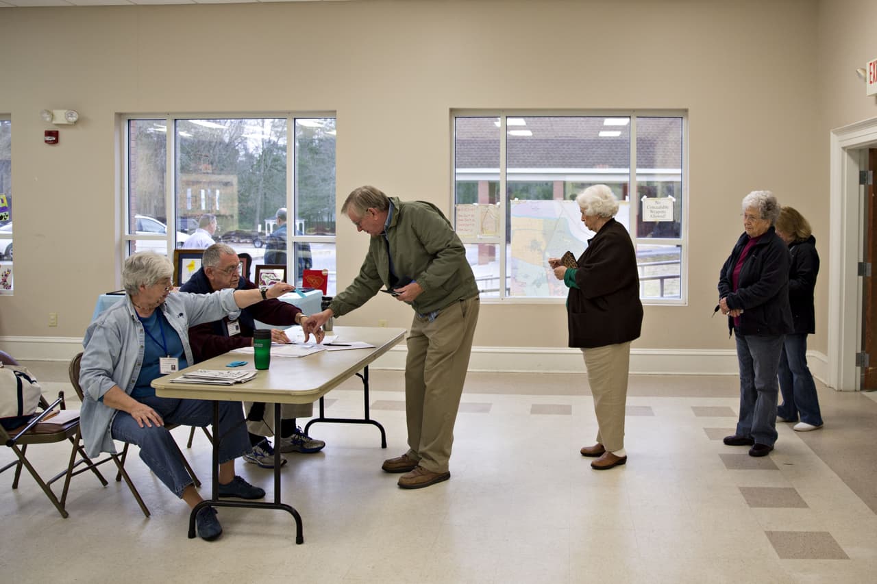 Las primarias de Carolina del Sur se realizan en lugares públicos como escuelas, centros comunitarios o estaciones de bomberos.