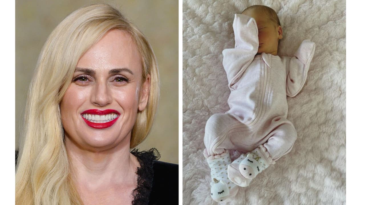 Rebel Wilson y su bebé