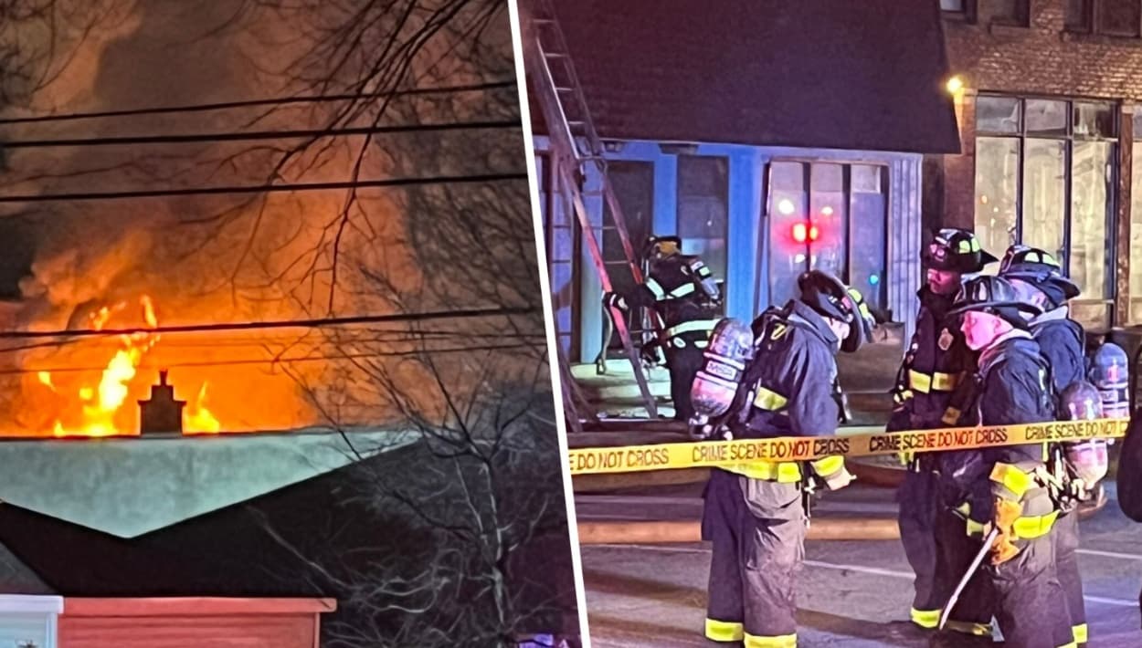Once departamentos de bomberos locales luchan contra incendio en Evanston
