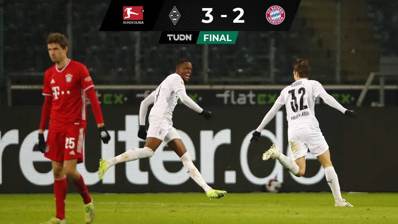 El Gladbach derrota al Bayern y deja en bandeja el liderato al Leipzig