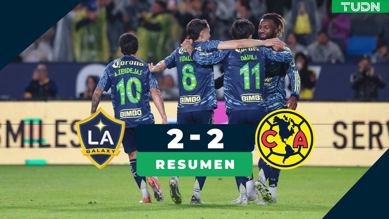 América se lleva empate en amistoso ante LA Galaxy previo a la Liguilla de la Liga MX