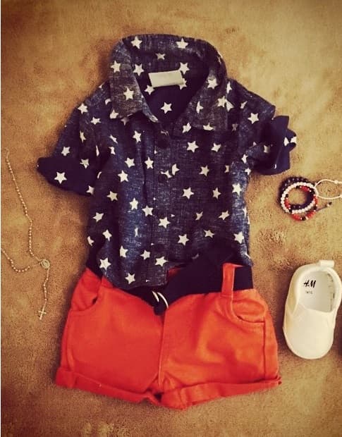 Antes que nada, Ale nos mostró el tierno conjuntito con los zapatos.