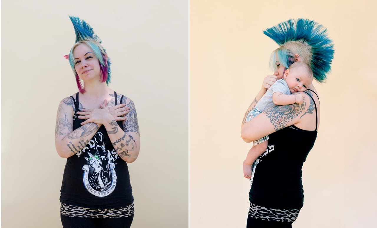 Aunque la mayoría de las mujeres retratadas llevan tatuajes, la fotógrafa explica que no ha pretendido hacer una reflexión específicamente sobre los tatuajes, sino sobre los estereotipos en general.