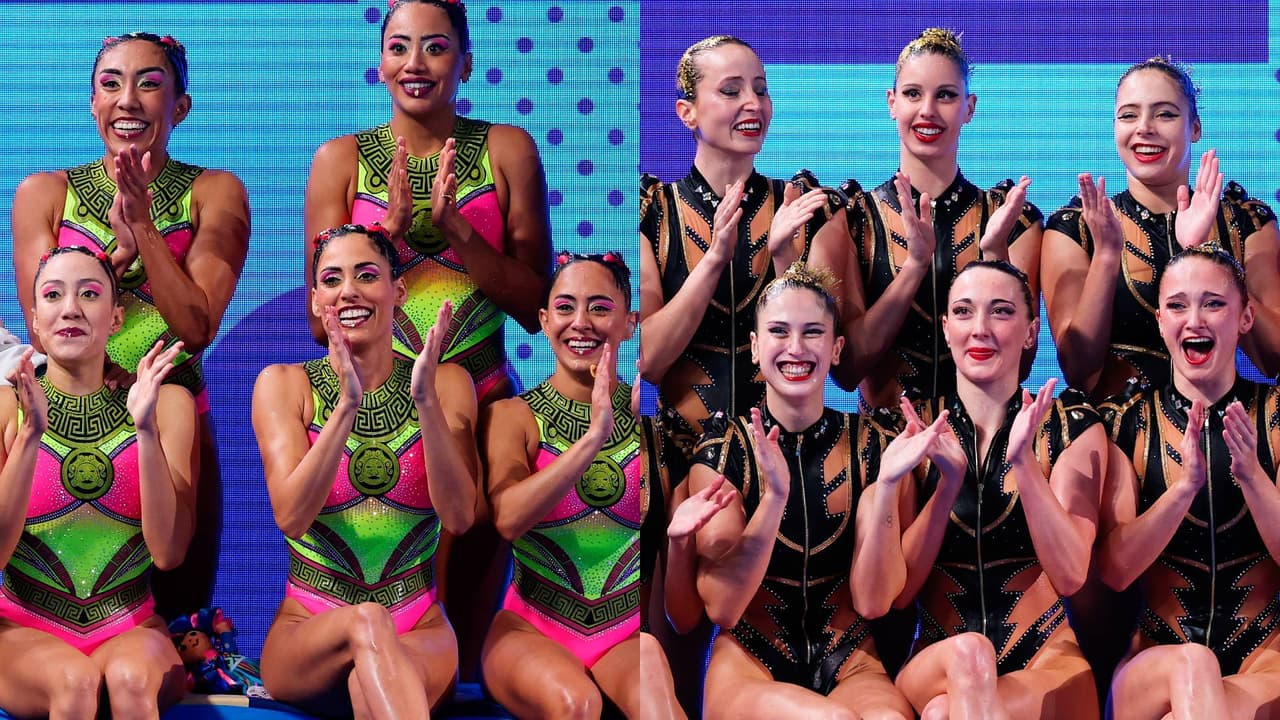 Épico cierre de México en la natación artística: hasta medallistas aplauden