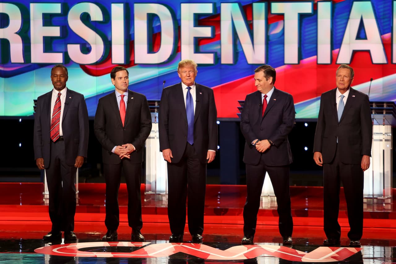 Así fue el último debate republicano antes del Súper Martes