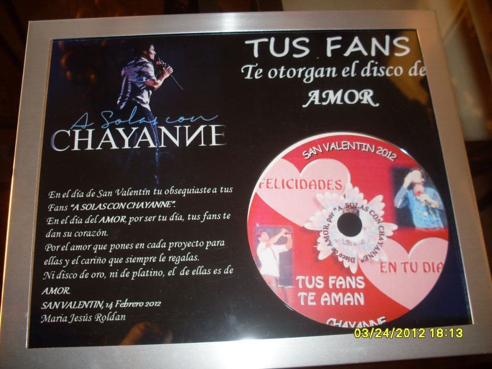 En fechas especiales como su cumpleaños, las fans le regalan este tipo de detalles.