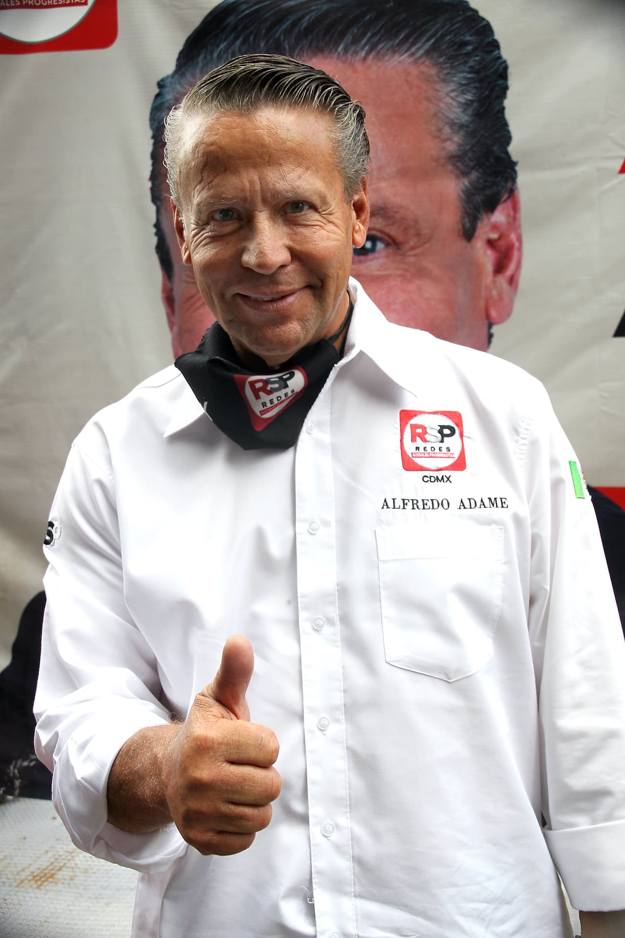 Alfredo Adame, candidato político de Redes Sociales Progresistas