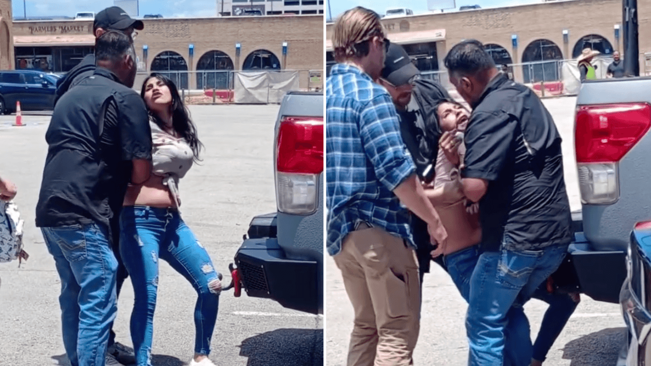 Madre arrestada afuera de corte de San Antonio suplica a agentes de migración que la dejen ir