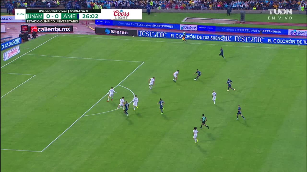 ¡TIRO ATAJADO! disparo por Alejandro Zendejas.