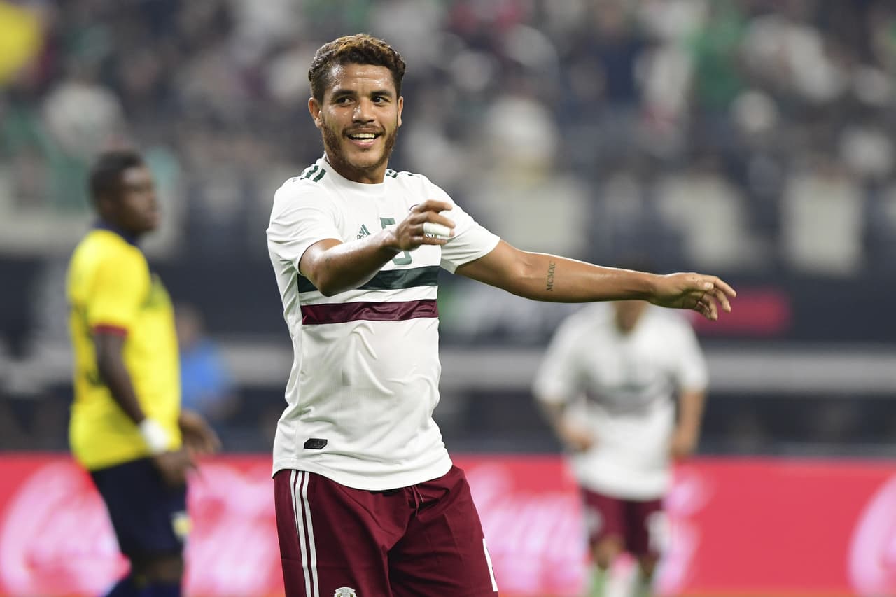 Jonathan dos Santos marcó el 1-0 de México al minuto 28 del partido, llegando a su segundo gol con la playera del Tri.