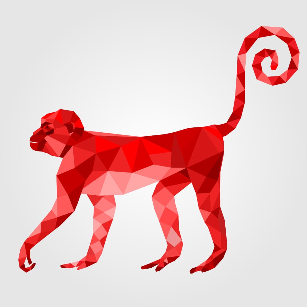 En cuanto al mono, que está ahora rigiendo en este año 2018 del perro de tierra, es un signo chino con características muy singulares, y simpáticas. El nombre en chino para este mes es ‘hóu’ y se considera el noveno signo del horóscopo chino el cual rige las horas entre las 3pm y las 5 pm cada día. Se conoce como perteneciente al elemento metal con polaridad positiva, o sea, un signo yang.
<br>