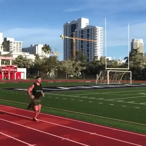 Una de las actividades que frecuentemente practican juntos es el atletismo.