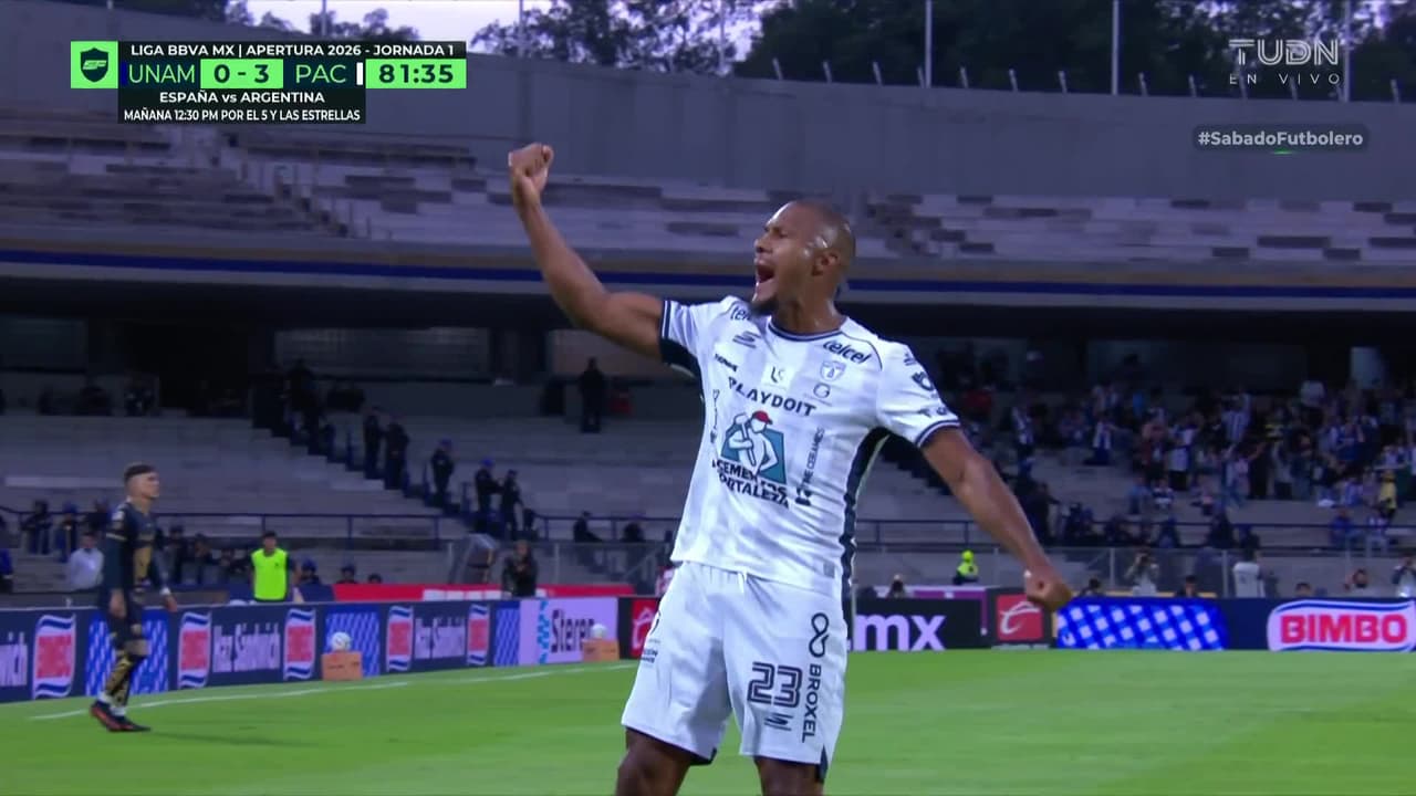 ¡Que siempre sí! Rondón remata y anota el 3-0 para Pachuca