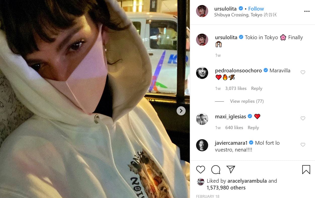 Corberó
<b><a href="https://www.instagram.com/p/B8t9uPeBucV/" target="_blank">apareció con un tapabocas</a></b>, una práctica que muchos japoneses llevan a cabo desde hace algunas semanas para prevenir algún tipo de contagio.
<br>