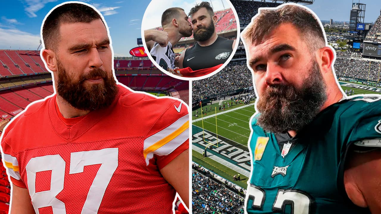 Hermanos Kelce, rivales en la cancha, ¿rivales en la vida real?