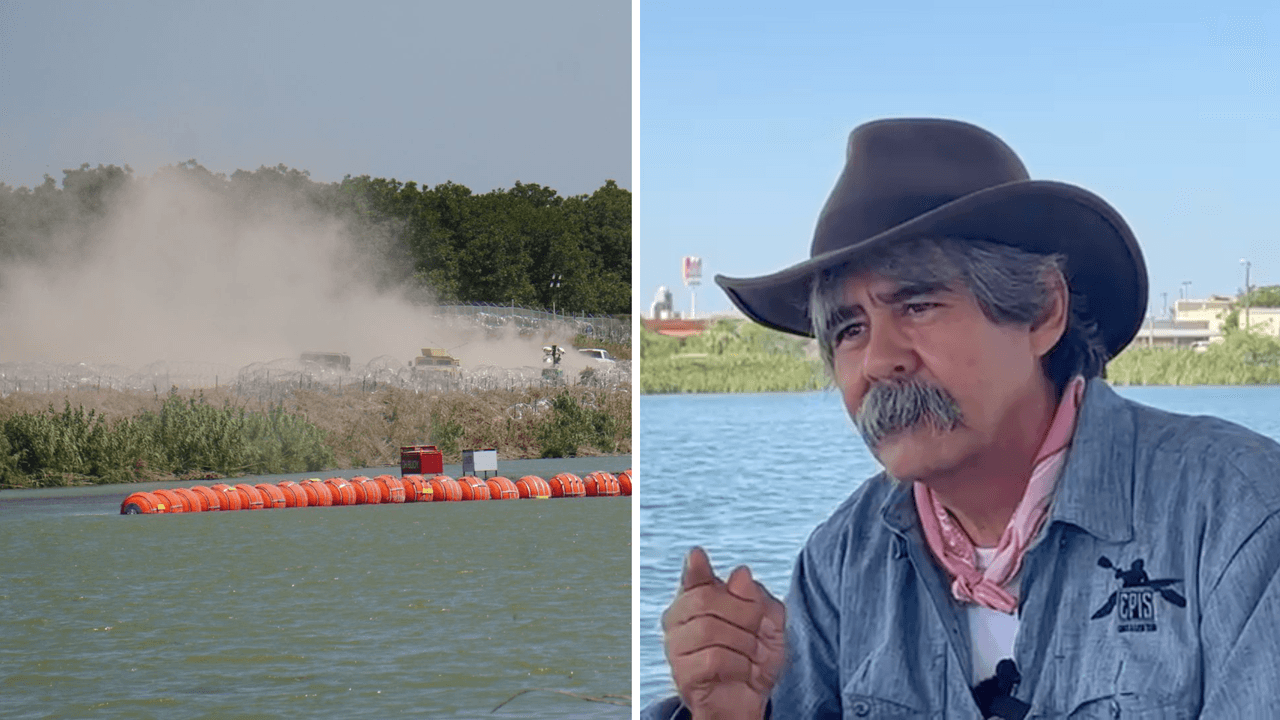 Este es el intento de un empresario de Texas para quitar las boyas del Río Bravo