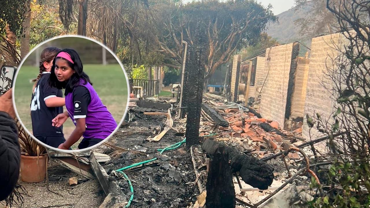 Piden ayuda para reconstruir el hogar de joven futbolista, devastado por el incendio Franklin