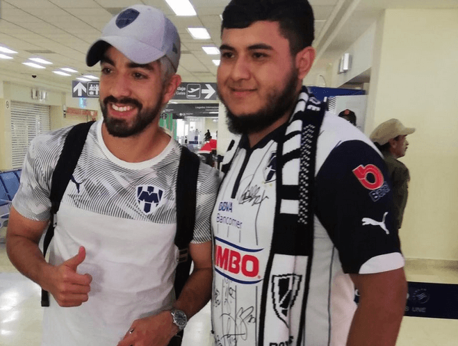 Rodolfo Pizarro realiza el viaje con Monterrey a Torreón
