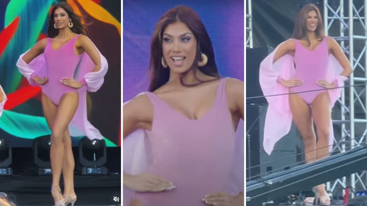 Lina Luaces impactó al lucir traje de baño.