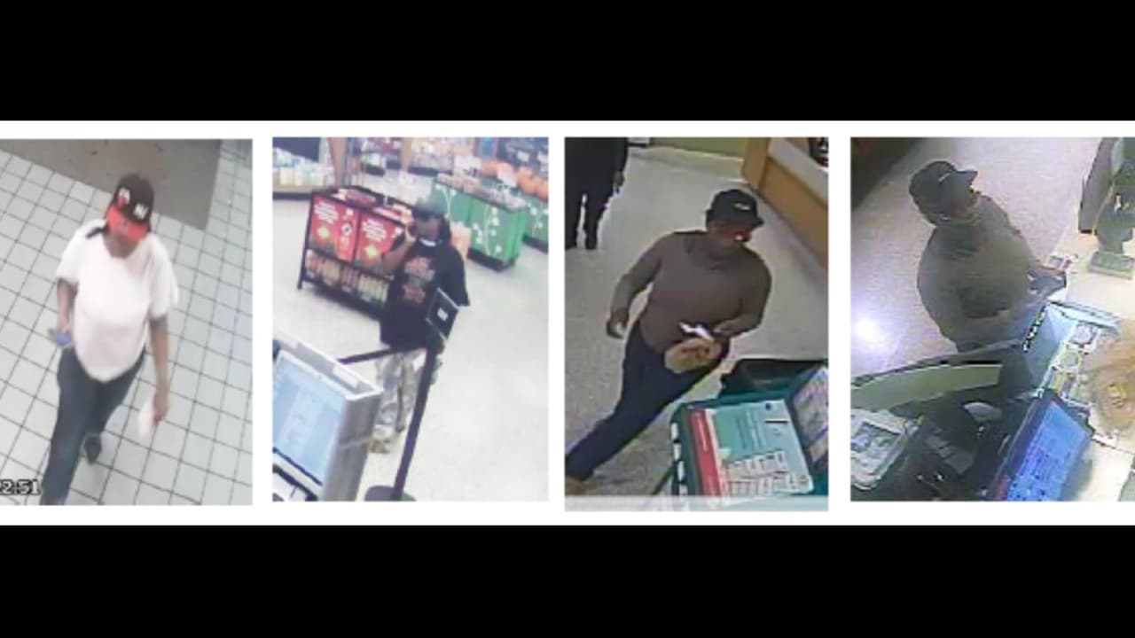 Una mujer roba en varios Publix de Miami mostrando solo un celular con un mensaje 
