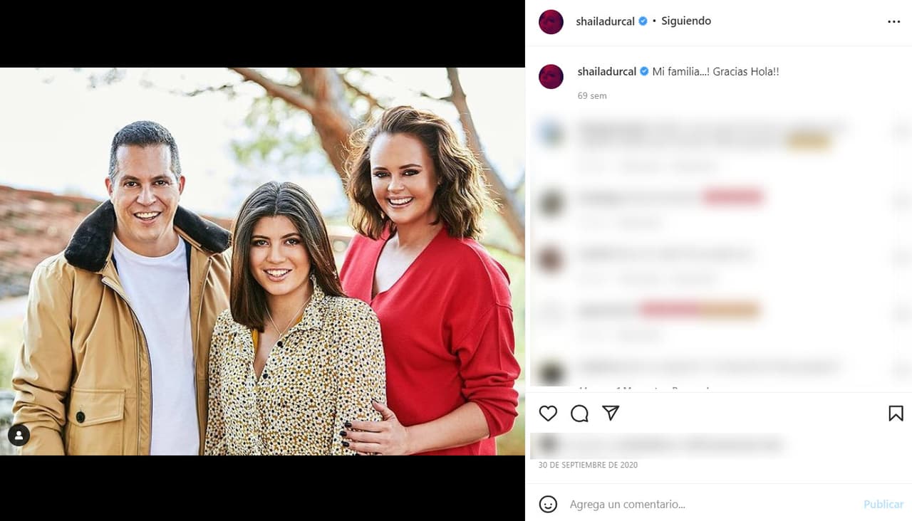 Shaila Dúrcal y Dorio Ferreira se casaron el 12 de abril de 2008, el músico procreó a Aitana en su anterior relación.
<br>